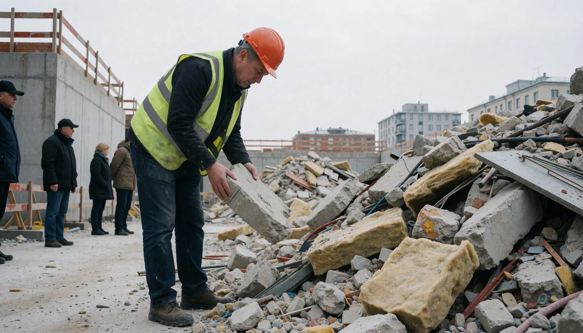 Processus de traitement des déchets issus de travaux de rénovation énergétique